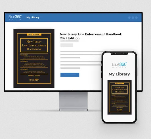 An essential reference for all law enforcement personnel in New Jersey